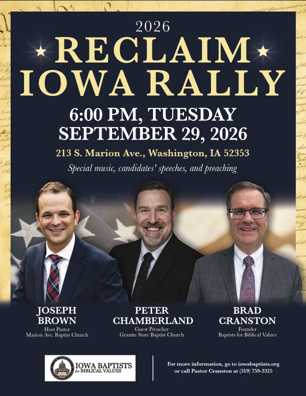 Reclaim Iowa 2026 Poster V2 A